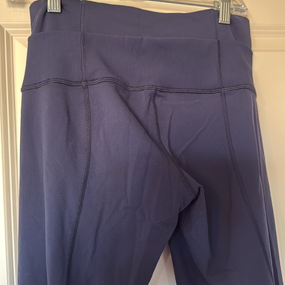 Lululemon Fleece Navy Running Pants 8 - Picture 3 of 5